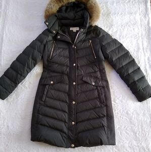 Michael Kors Olive Green Puffer Jacket